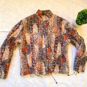 Ubu Animal Print Jacket XL